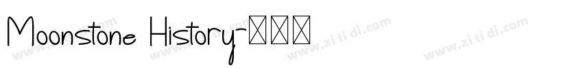Moonstone History字体转换